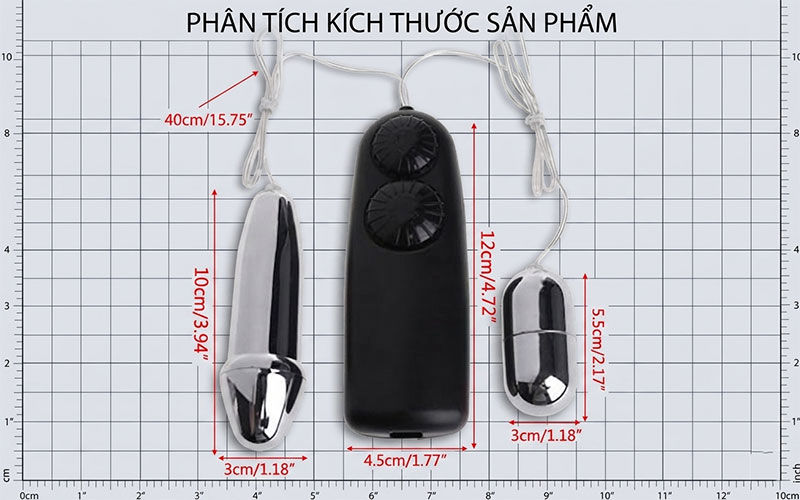 Nhập sỉ Trứng rung tình yêu 2 đầu inox 3 pin  loại tốt